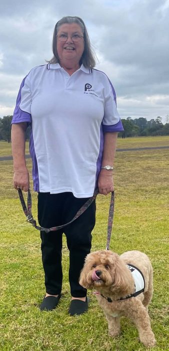Barbara and Lucy, a PAWS volunteer team