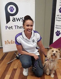 CB and Rexy, a PAWS volunteer team