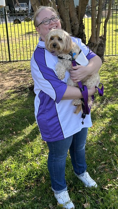 Fiona and Maxi, a PAWS volunteer team