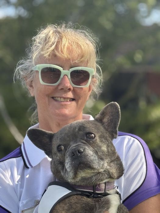 Heather and Freya, a PAWS volunteer team