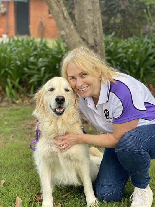 Kathy and Frankie, a PAWS volunteer team