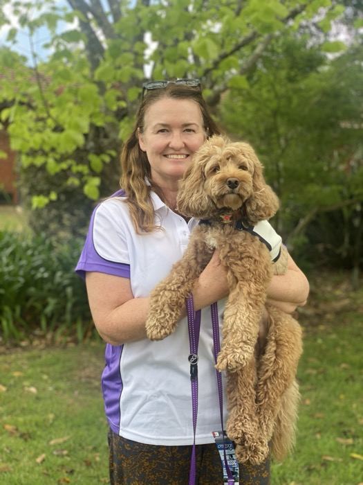Kylie and Kyoko, a PAWS volunteer team