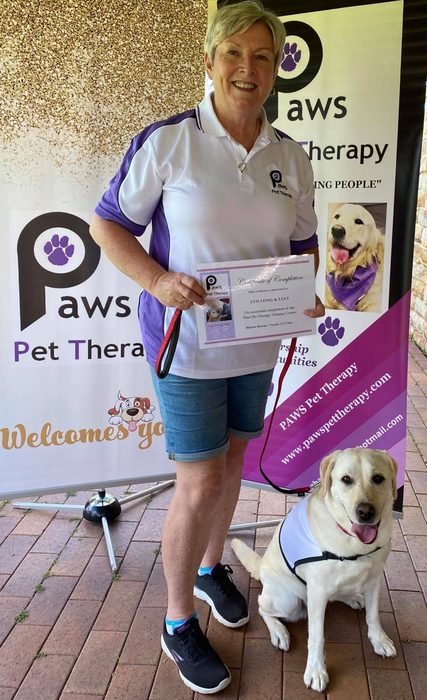 Lyn and Luci, a PAWS volunteer team