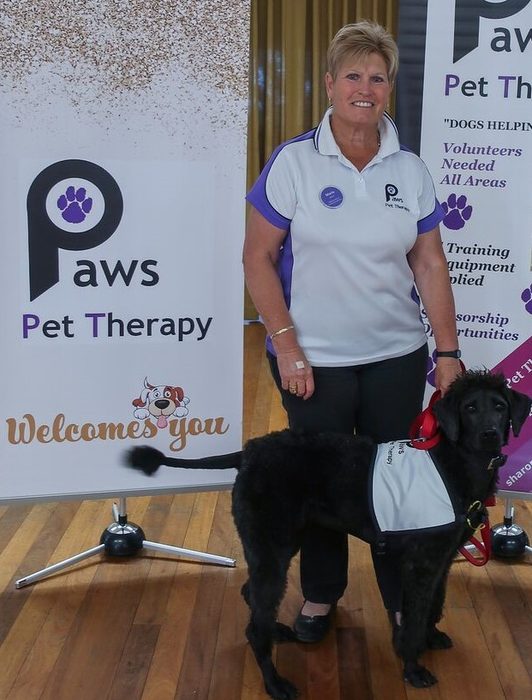 Maria and Annie, a PAWS volunteer team