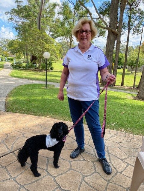Maryanne and Kylie Minogue, a PAWS volunteer team