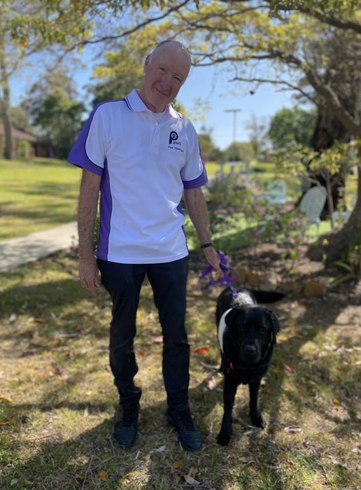 Michael and Mac, a PAWS volunteer team