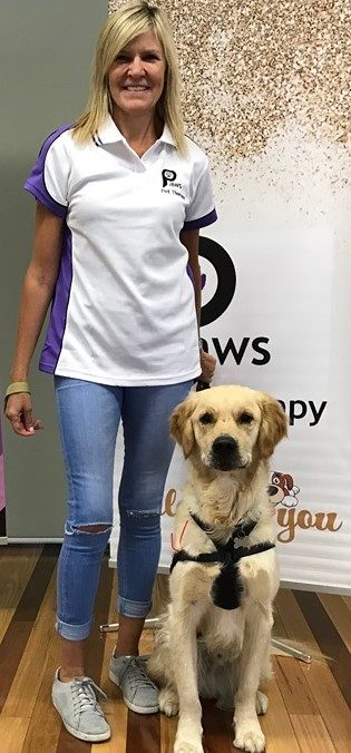 Michelle and Sam, a PAWS volunteer team