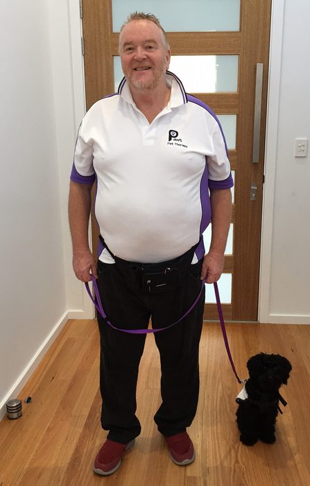 Nigel and Rosie, a PAWS volunteer team