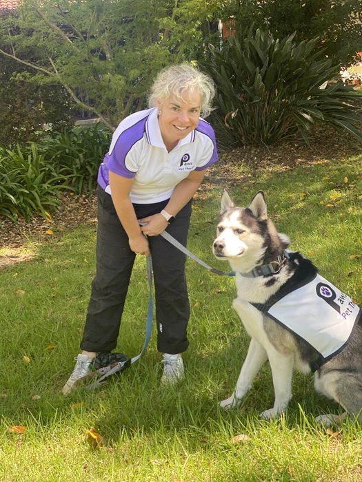 Ranelle and Lawson, a PAWS volunteer team