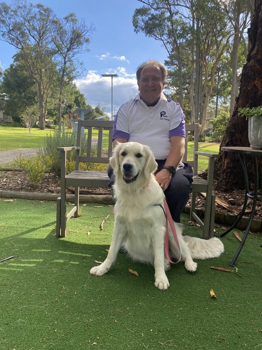 Roman and Matilda, a PAWS volunteer team