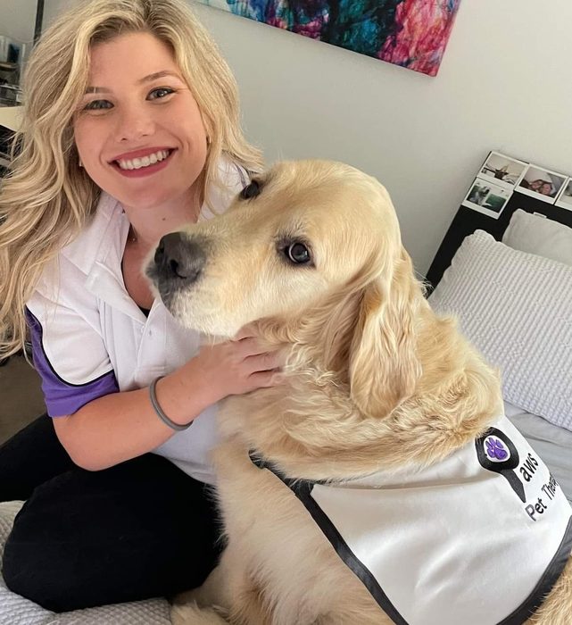 Shanlee and Billy, a PAWS volunteer team