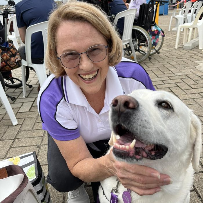 Ursula and Quinnie, a PAWS volunteer team